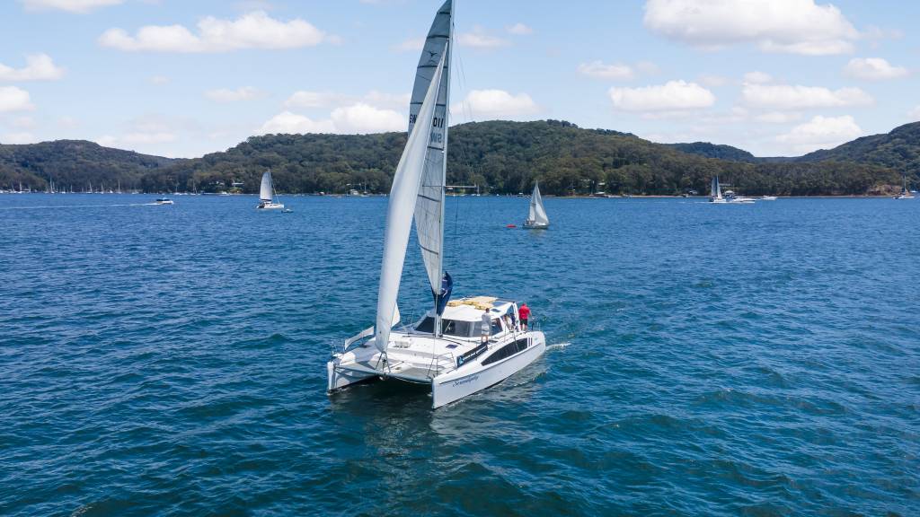 Rear End Sydney Caramaran Hire Hire Boat Sydney