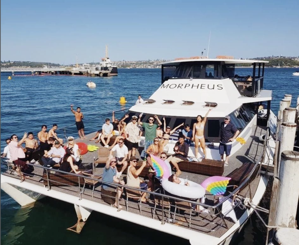 Boat Sydney Hire Function Table Boat Hire Rental