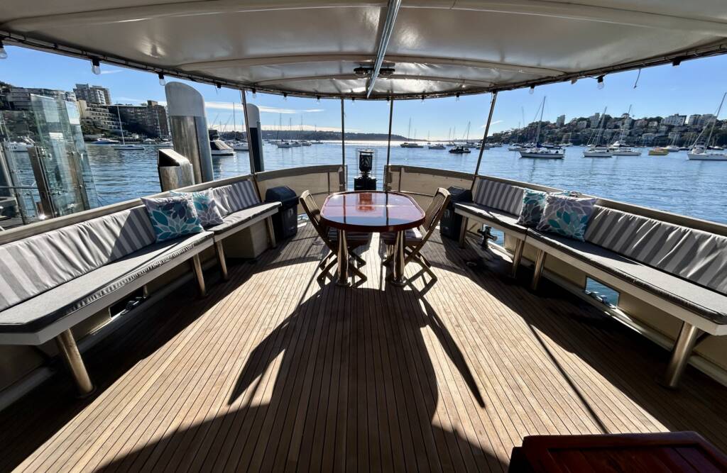 Boat Sydney Hire Exterior of Boat Charter