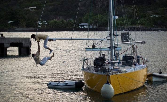 Acrobatics on yachts comes to Sydney Harbour