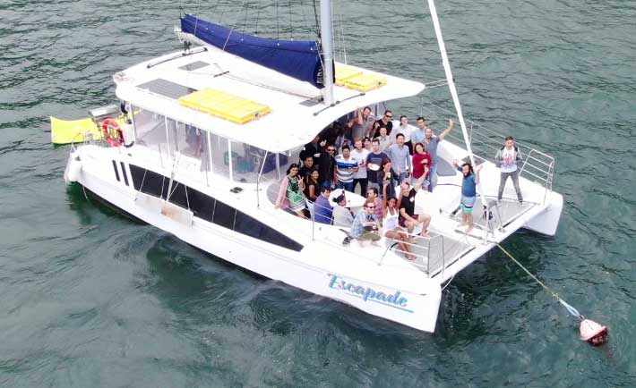 Escapade Resort Party Boat Catamaran Hire