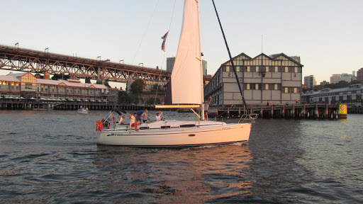 Sunset boat East Coast Sailing