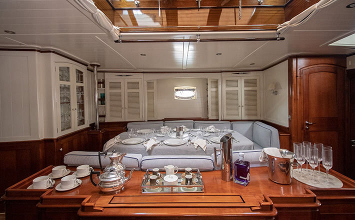 Inside View ATAO Luxury Yacht Hire in Sydney