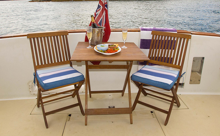 Sitting Area Sydney Boat Boat Hire Sydney Services
