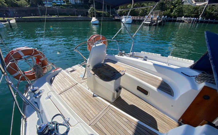 Deck of Boat Rental Sydney Rent Yacht Sydney