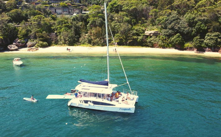 Boat Rental Sydney Catamaran Hire Bird's Eye View