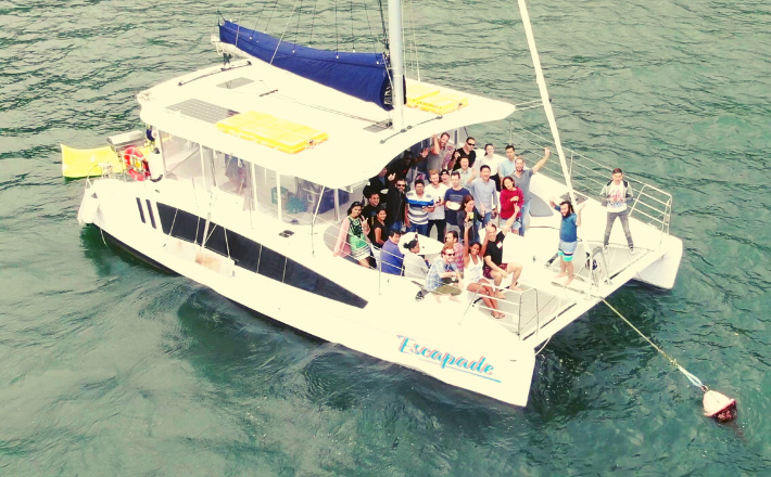 Escapade Resort Party Boat Catamaran Hire