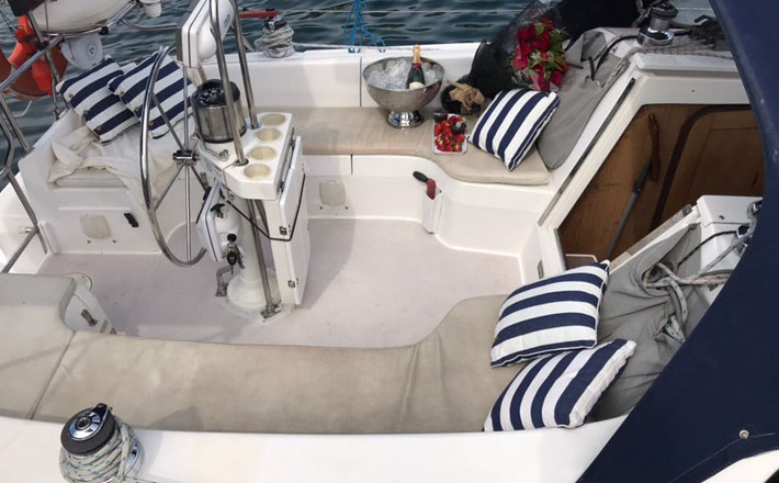 Luxury Yacht Hire Sydney Catalina Deck View