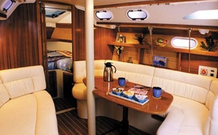 Luxury Boat Hire Sydney Inside View Catalina