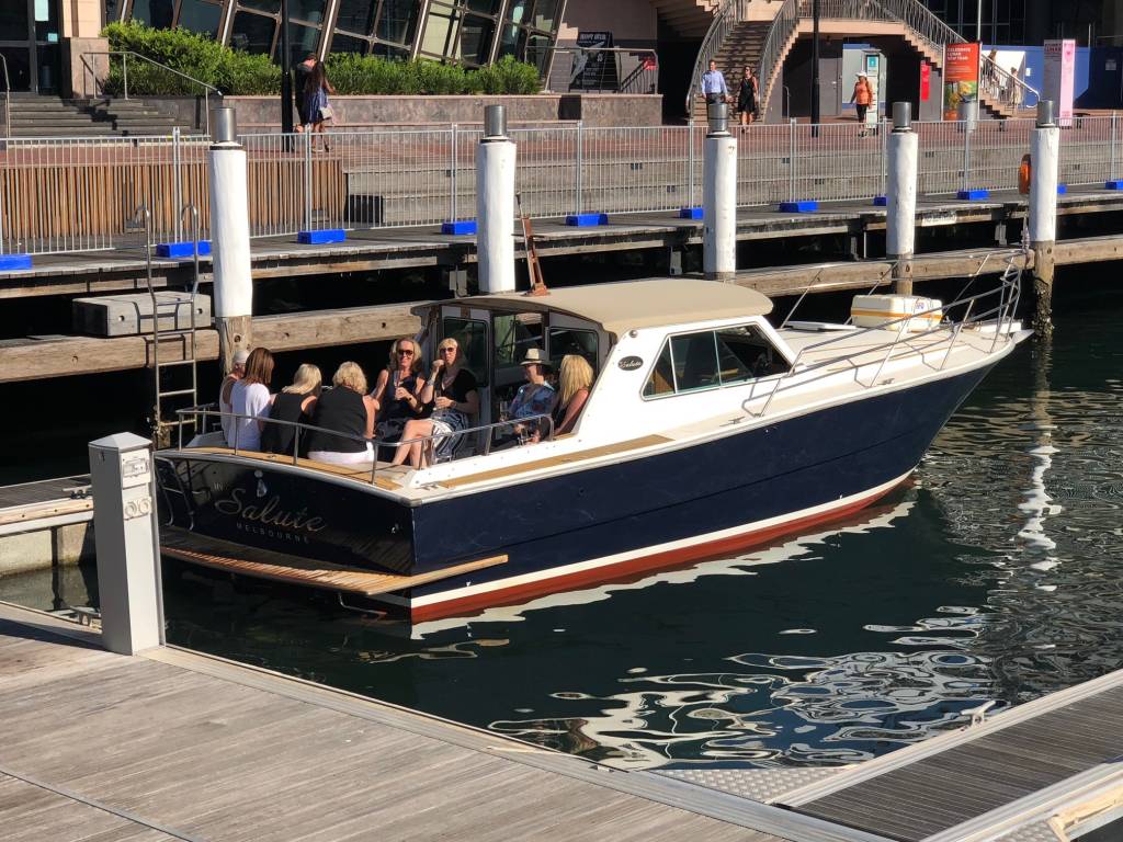 Rear End Boat Charter Sydney Salute Boat Hire