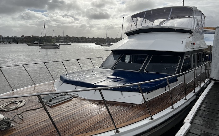 Sydney Couch on Boat  Rental Boat Charter