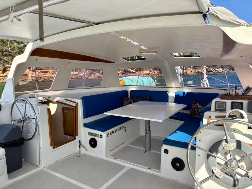 Friends on Catamaran Charter Sydney Boat Rental